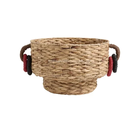 New Design Water Hyacinth Storage Basket Home Decoration Wholesale