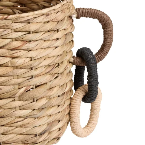 New Design Water Hyacinth Storage Basket Home Decoration Wholesale