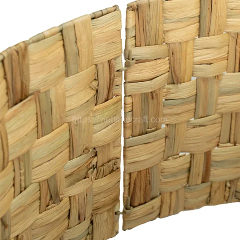 Round Water Hyacinth Tree Collar, Skirt Tree For Christmas Holiday