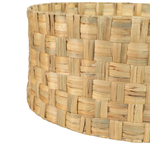 Round Water Hyacinth Tree Collar, Skirt Tree For Christmas Holiday