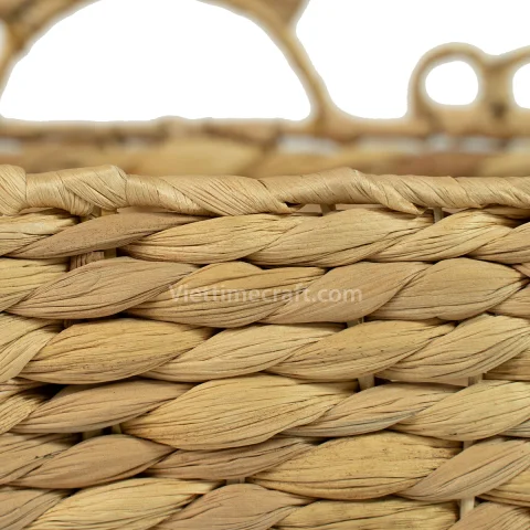 Best Selling Water Hyacinth Bunny Storage Basket, Wall Shelf Basket Wholesale