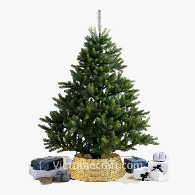 Christmas Touch Water Hyacinth Tree Collar, Skirt Tree