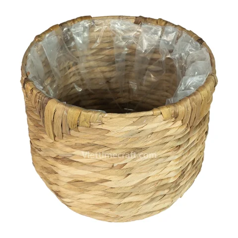 Hot Product Water Hyacinth Basket Planter Wholesale
