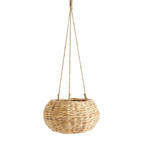Hand Woven Water Hyacinth Planter Hanging Wall Wholesale