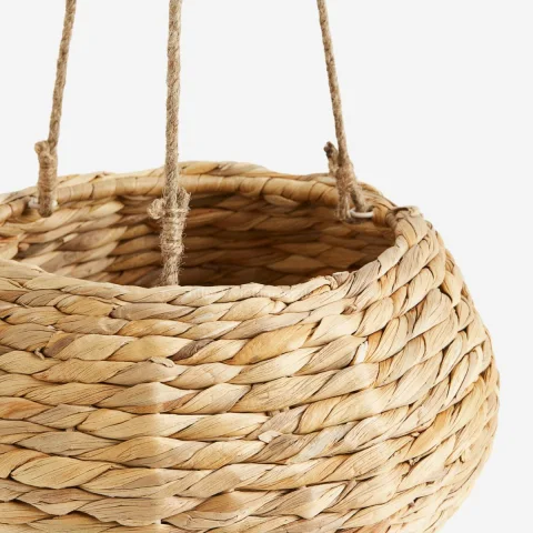 Hand Woven Water Hyacinth Planter Hanging Wall Wholesale