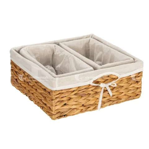 Set 3 Woven Natural Storage Basket Save Shipping Fee – B00445