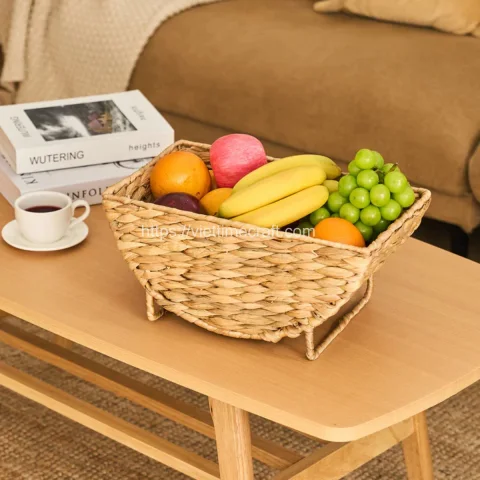 Woven Wicker Flower Basket Wholesale
