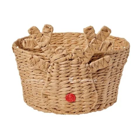 Rattan Export forma de reno jacinto de agua cesta – mejor idea para Navidad regalo - REX-B00460