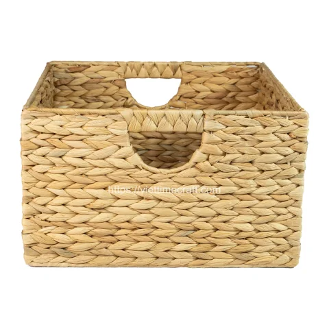 Handwoven Foldable Water Hyacinth Baskets Wholesale