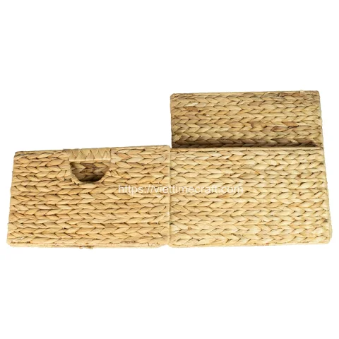 Handwoven Foldable Water Hyacinth Baskets Wholesale