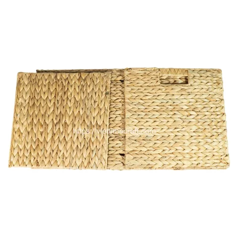 Handwoven Foldable Water Hyacinth Baskets Wholesale