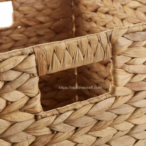 Natural Foldable Water Hyacinth Laundry Baskets, Storage Basket Wholesale