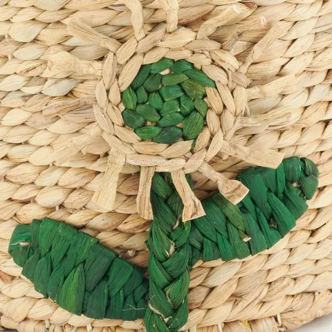 Set 3 Adorable Sunflower Storage Basket made by Water Hyacinth