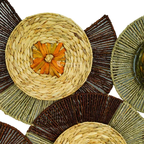 Unique Design Set Mesh Seagrass and Water Hyacinth Wall Decor Hanging Wholesale