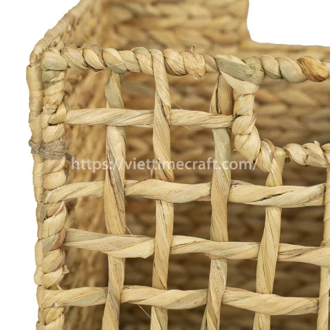 New Design Foldable Water Hyacinth Laundry Baskets Wholesale