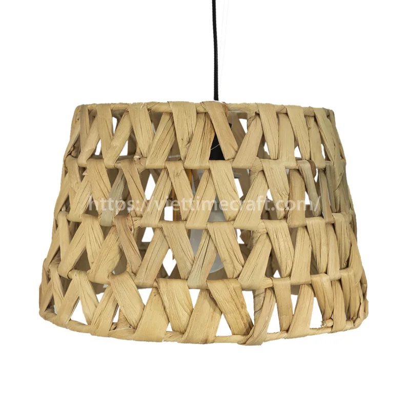 Wicker Lampshade, Water Hyacinth Pendant Light
