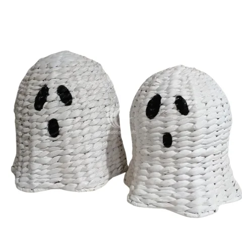 Rattan Export Halloween Ghost Decoration Handmade from Water Hyacinth - REX-B00503