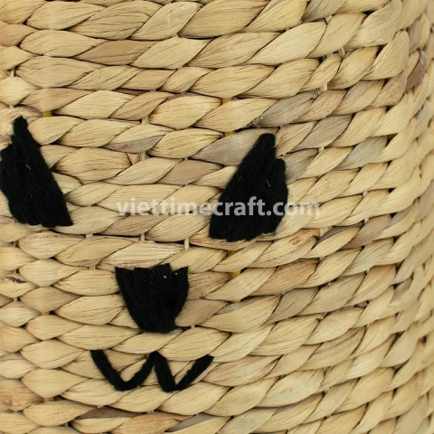 Handwoven Water Hyacinth Halloween Ghost – Eco-Friendly Spooky Decor