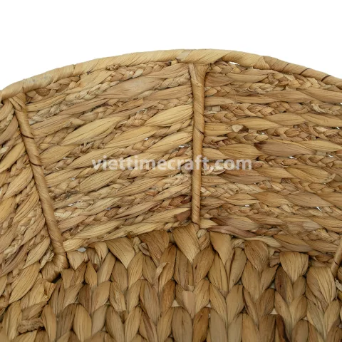 Water Hyacinth Gift Hamper Basket – Handwoven Natural Basket For Gifts, Fruits And Displays