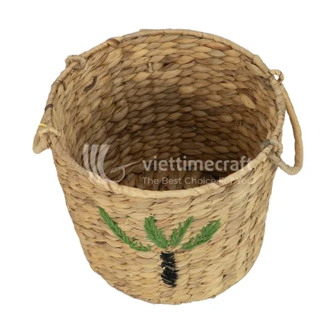 Sale Water Hyacinth Laundry & Storage Baskets, Multi-Purpose Storage Solution