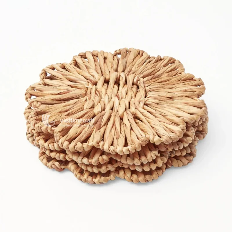 Eco-Friendly Water Hyacinth Placemat, Handmade Table Mats Wholesale Manufacturer Vietnam