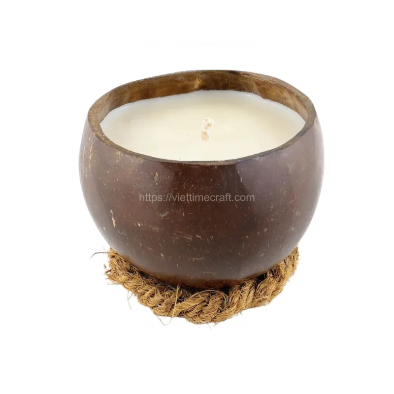 Eco-Friendly Set Coconut Shell Soy Candles – BD006