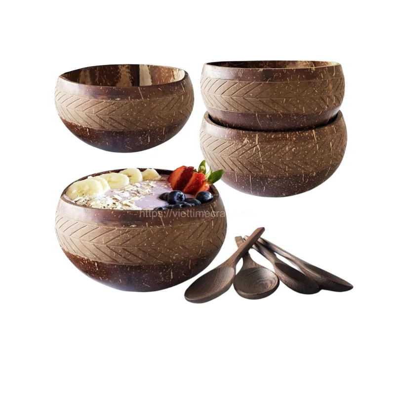 Coconut Shell Bowl Decorative For Kitchenware – BD009