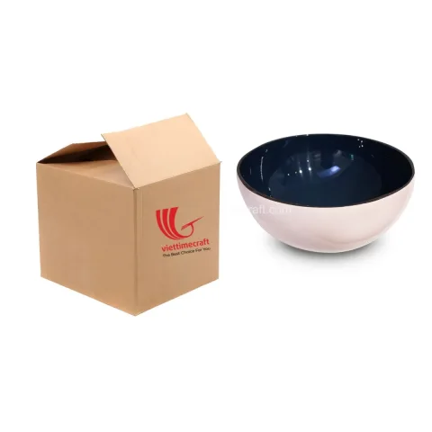 Rattan Export sơn mài dừa bát quà bộ từ Việt Nam - REX-BD0010