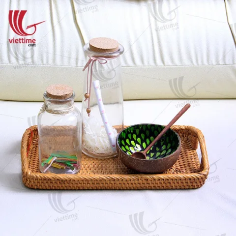 Coconut Lacquered Mother Of Pearl Inlaid Bowl