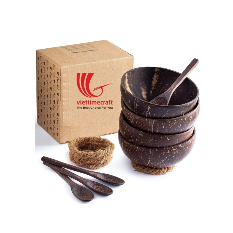 Natural Coconut Shell Bowl Decorative Key Storage – BD008