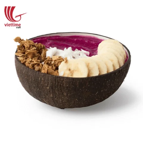Coconut Bowl And Spoon Set Of 2