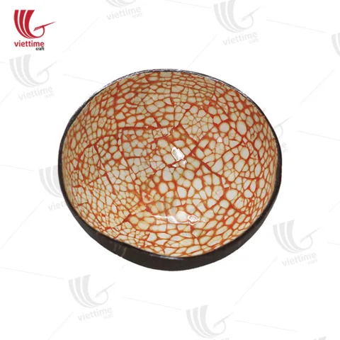 Collection Of Eggshell Lacquer Coconut Bowl
