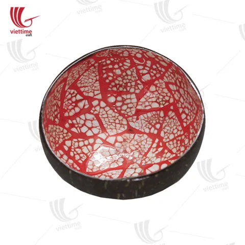 Collection Of Eggshell Lacquer Coconut Bowl