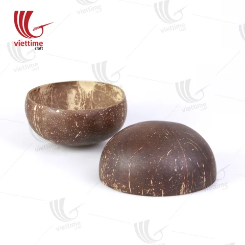 Natural Coconut Bowls Set Of 2