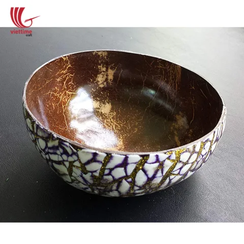 EggShell Inlaid Outside Coconut Bowls