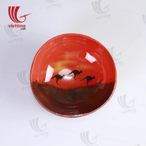 Animal Shape Lacquered Coconut Bowls