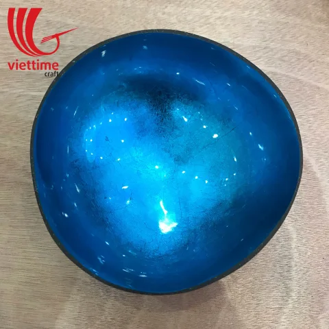 Vietnamese Lacquered Coconut Bowl