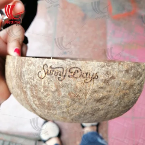 As Requested Engraved Coconut Bowl