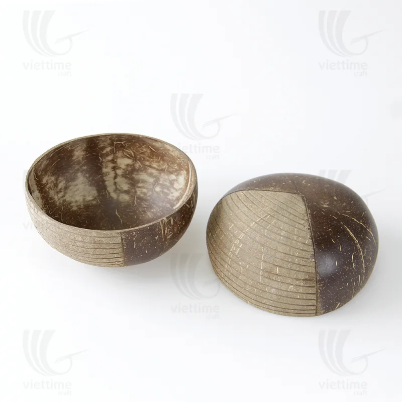 Coconut Shell Bowl Set
