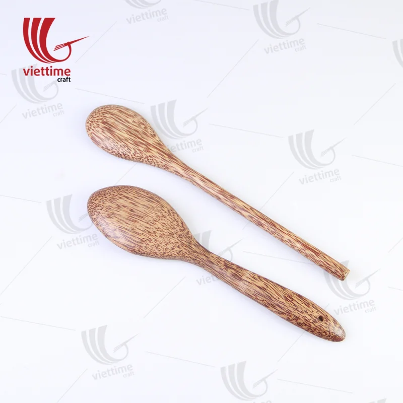 Coconut Spoons For Safe Food Set Of 2