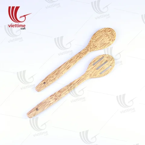 Coconut Utensil For Safe Salad Set Of 2