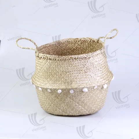 Rattan Export Belly Seagrass Basket - REX-C00005