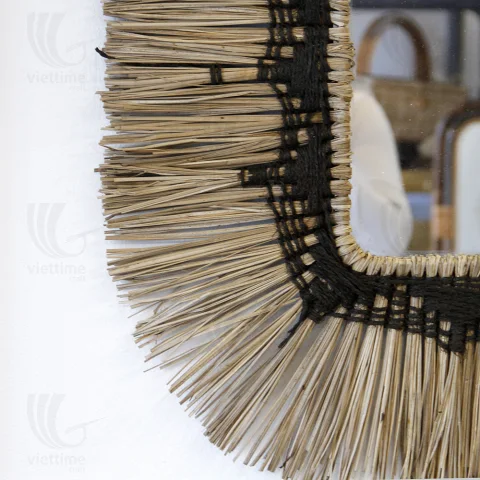 Woven Seagrass Mirror