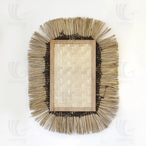Woven Seagrass Mirror