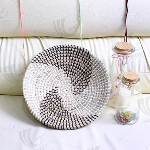 Rattan Export Seagrass Wall Hanging Plate - REX-C00022