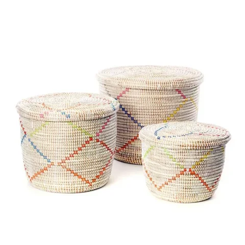 Rattan Export Seagrass Storage Basket Set - REX-C00023