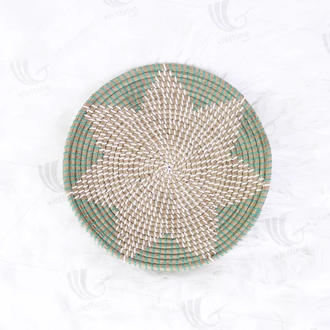 Rattan Export Seagrass Wall Hanging Plate - REX-C00029