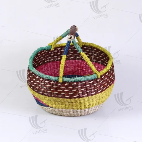 Rattan Export Bolga Seagrass Basket - REX-C00050
