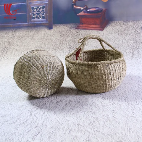 Bolga seagrass basket Set