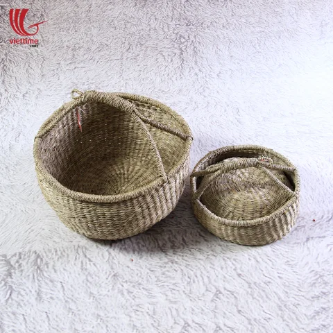Bolga seagrass basket Set
